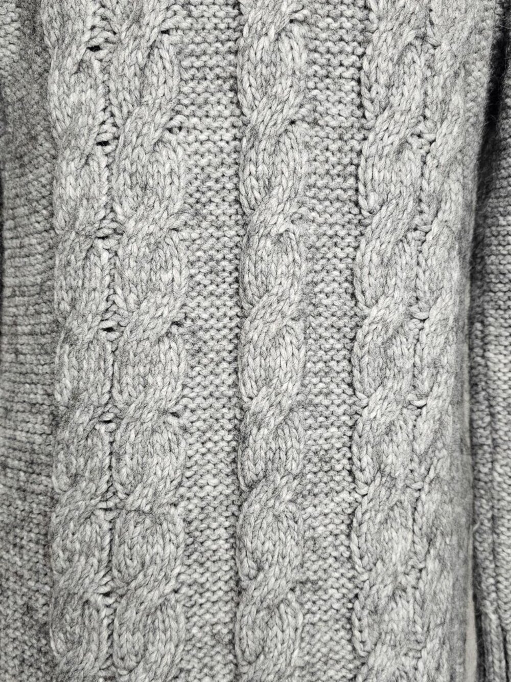 Elsamanda Made in Italy Alpaca Wool Chunky Knit Duster longline Cardigan Size M - Picture 6 of 12